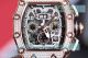 Knockoff Richard Mille RM11-03 Diamond And Rose Gold Watch - Green Rubber Strap (7)_th.jpg
